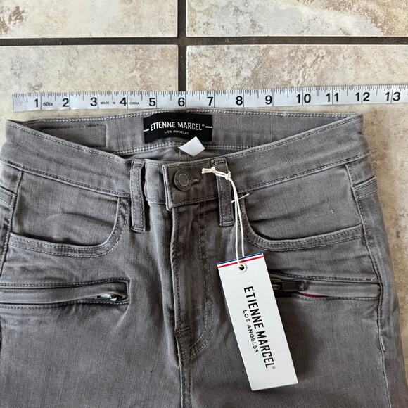 Etienne Marcel Women’s 24 Gray Skinny Jeans NWT - Picture 3 of 11